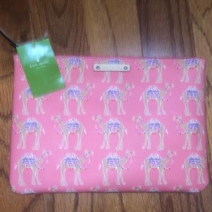 Kate Spade Camel Print Clutch